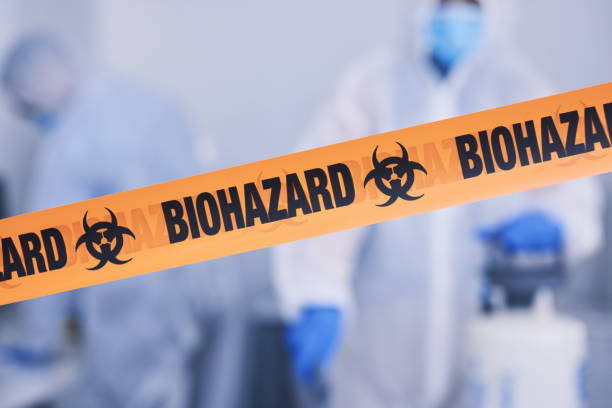 Professional Biohazard technician working in Bath, NC